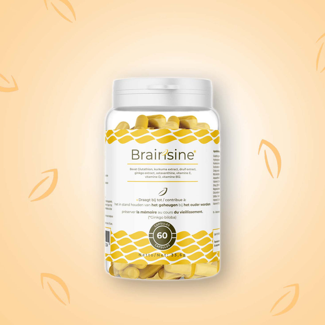 Brainsine draagt bij tot het in stand houden van het geheugen en onderhoudt een goede hersenfunctie*